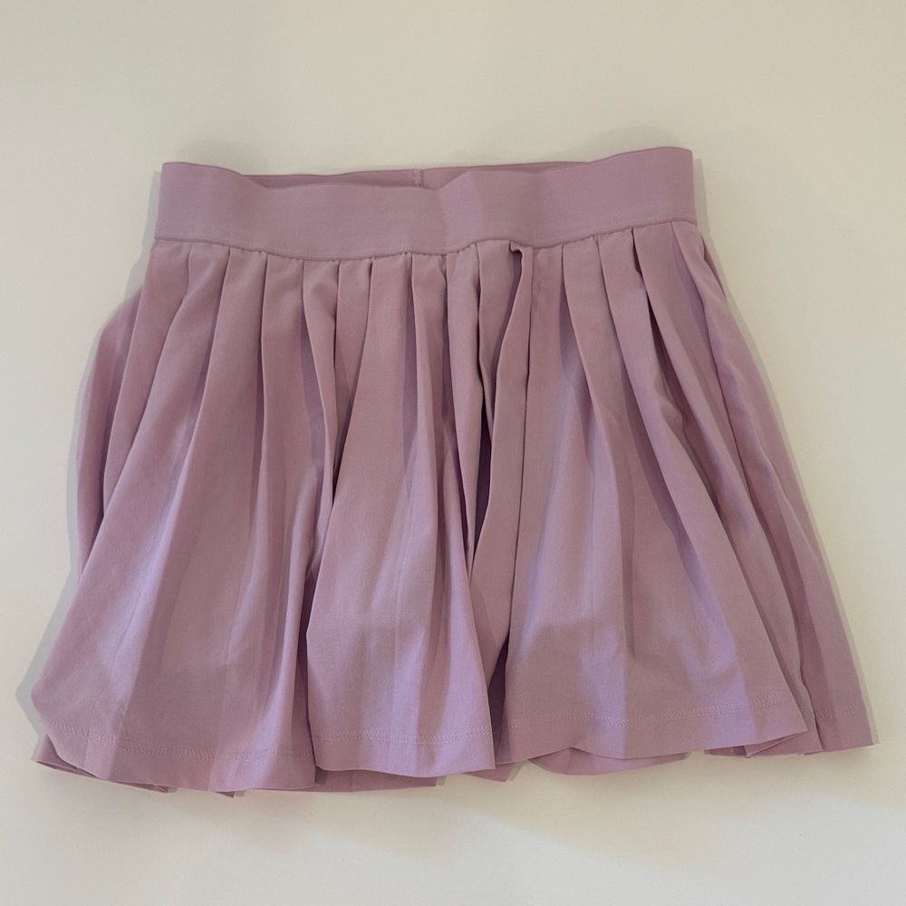 Athleta Girl Lilac Pleated Skort - M (8-10)